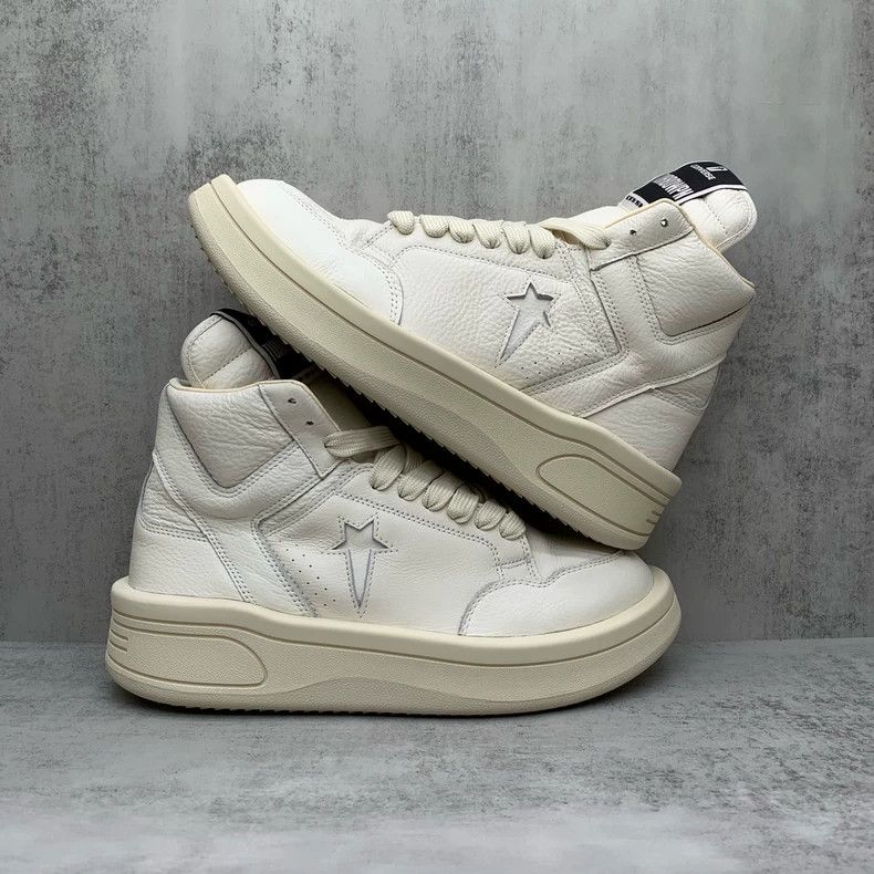 Rick Owens Rick Owens x Converse High Top Sneakers Size US 10 / EU 43 - 2 Thumbnail
