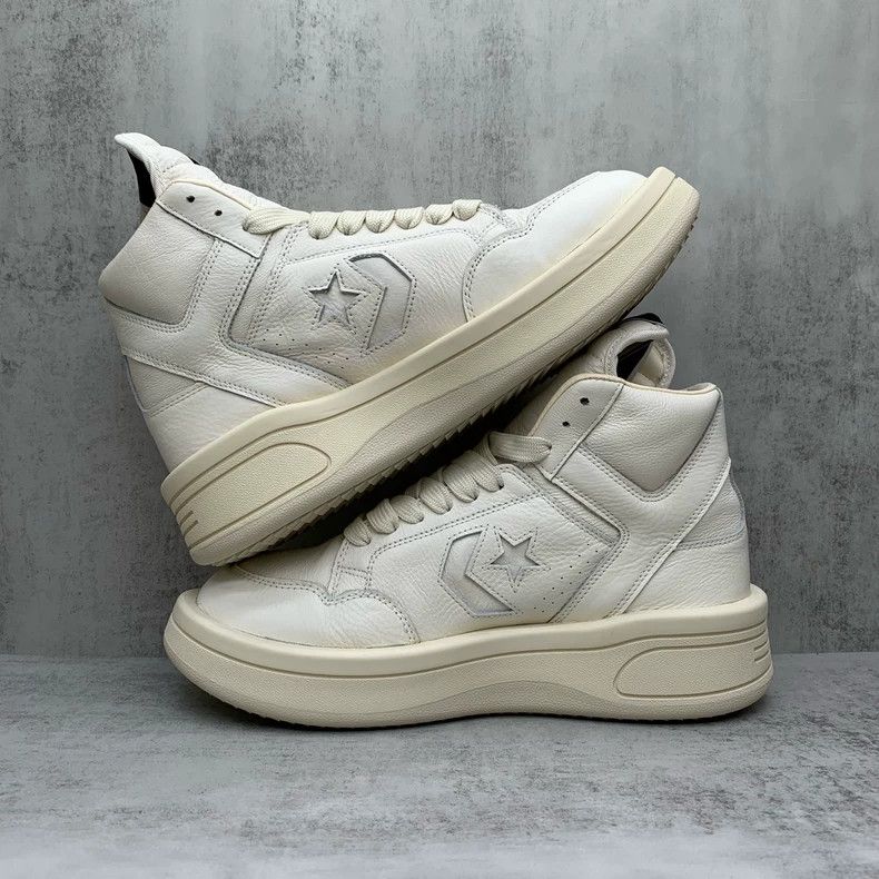 Rick Owens Rick Owens x Converse High Top Sneakers Size US 10 / EU 43 - 3 Thumbnail