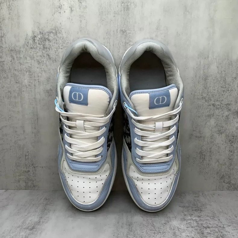 Dior Dior B27 Sneakers Blue and White Size US 10 / EU 43 - 6 Thumbnail