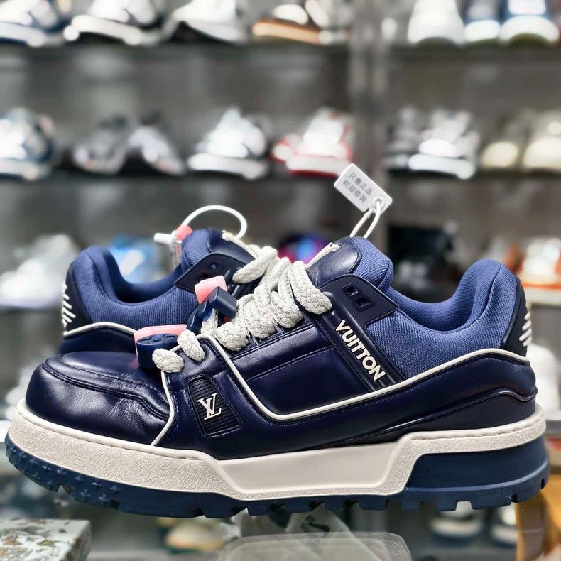 Louis Vuitton LOUIS VUITTON LV TRAINER MAXI Sneakers UK9.5 Size US 10.5 / EU 43-44 - 7 Thumbnail