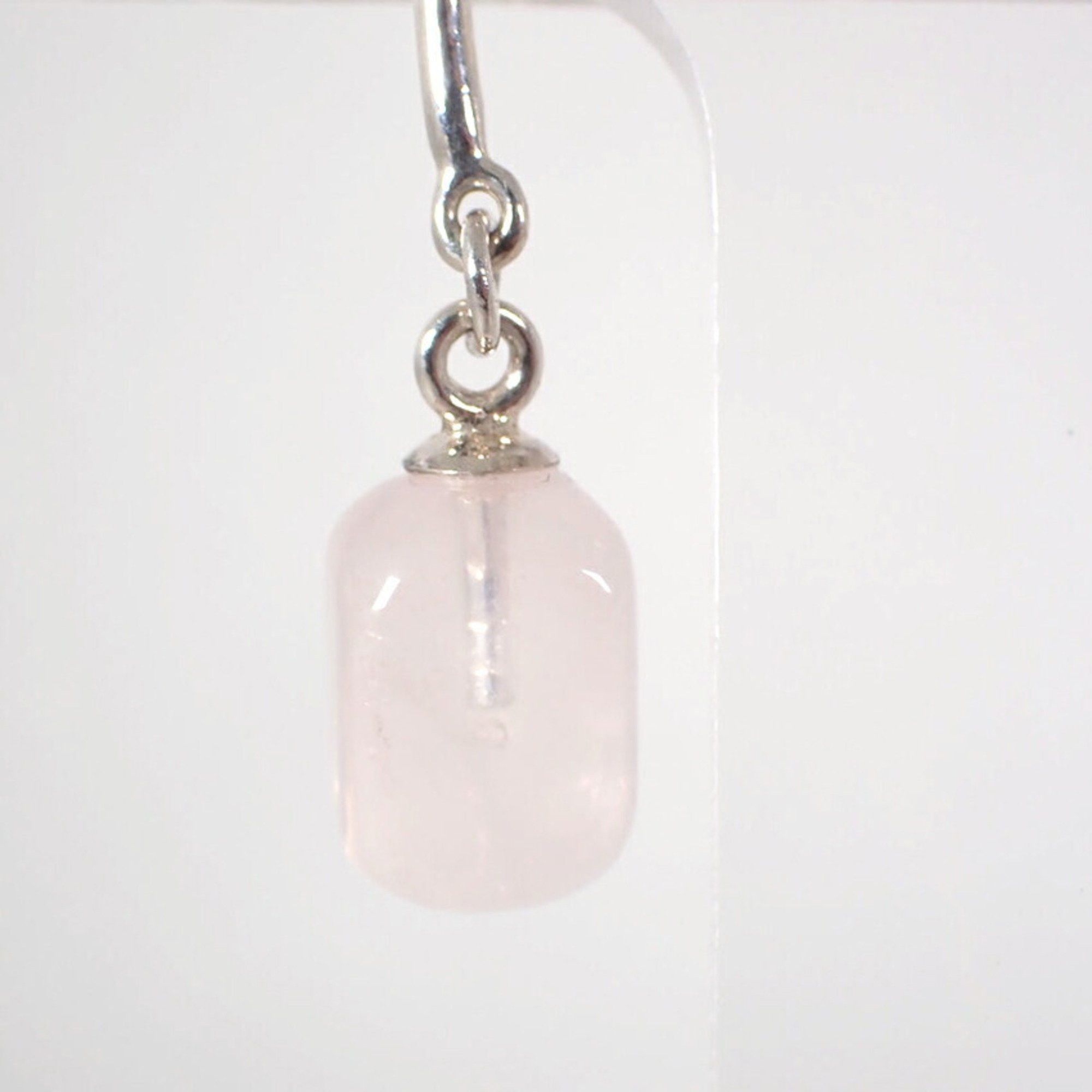 Tiffany & Co. Tiffany SV925 Rose Quartz Earrings Size ONE SIZE - 3 Thumbnail