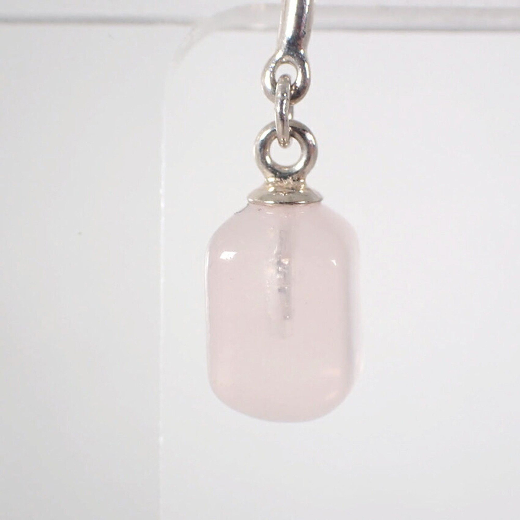 Tiffany & Co. Tiffany SV925 Rose Quartz Earrings Size ONE SIZE - 4 Thumbnail
