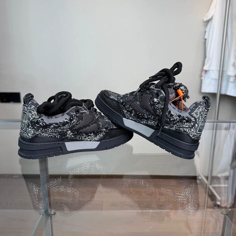Louis Vuitton Louis Vuitton LV SKATE Black Gray Sneakers Size US 7 / EU 40 - 4 Thumbnail
