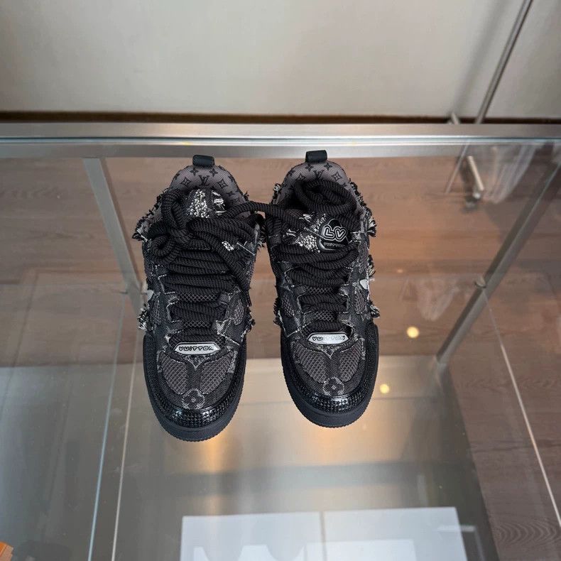 Louis Vuitton Louis Vuitton LV SKATE Black Gray Sneakers Size US 7 / EU 40 - 6 Thumbnail