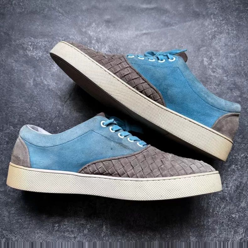 Bottega Veneta Bottega Veneta Woven Suede Sneakers Size 42.5 Size US 9.5 / EU 42-43 - 4 Thumbnail