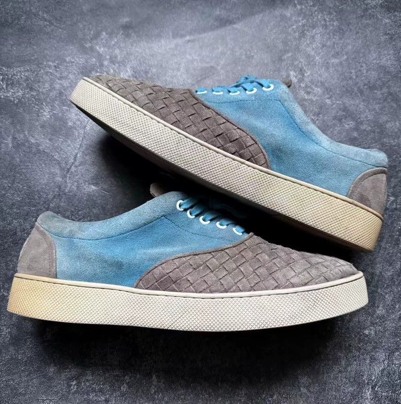 Bottega Veneta Bottega Veneta Woven Suede Sneakers Size 42.5 Size US 9.5 / EU 42-43 - 5 Thumbnail