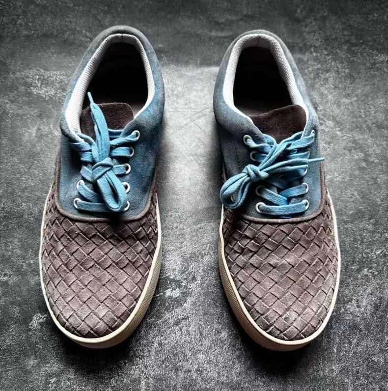 Bottega Veneta Bottega Veneta Woven Suede Sneakers Size 42.5 Size US 9.5 / EU 42-43 - 2 Thumbnail