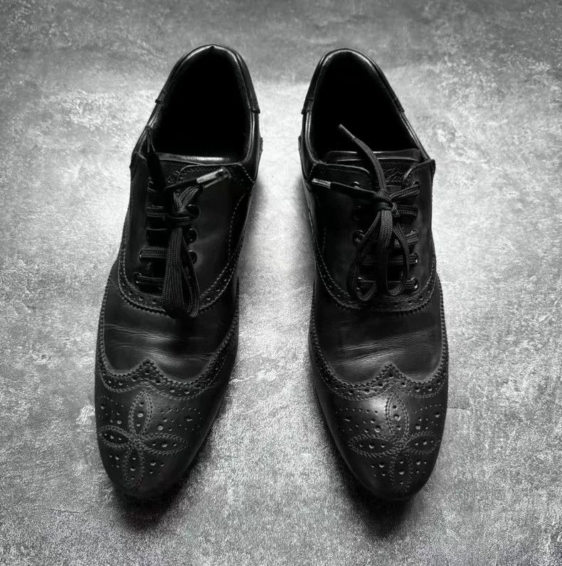 Louis Vuitton Louis Vuitton Brogue Leather Derby Shoes UK8.5 Size US 10.5 / EU 43-44 - 2 Thumbnail