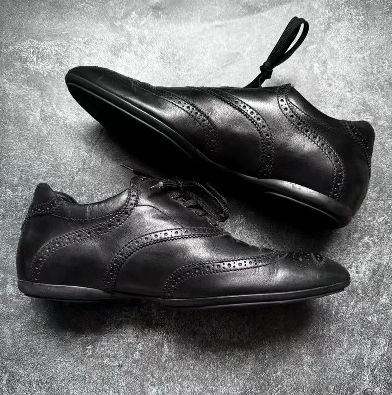 Louis Vuitton Louis Vuitton Brogue Leather Derby Shoes UK8.5 Size US 10.5 / EU 43-44 - 4 Thumbnail