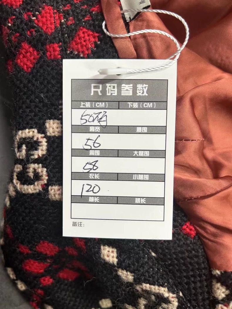 Gucci GUCCI Logo Coat 100% Wool Size 50 Size US M / EU 48-50 / 2 - 8 Thumbnail