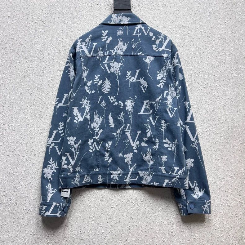 Louis Vuitton Louis Vuitton Floral Print Denim Jacket Size US L / EU 52-54 / 3 - 2 Thumbnail