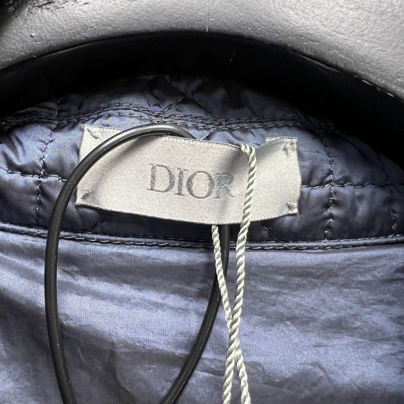 Dior Dior Quilted Jacket with Logo Pockets Size US L / EU 52-54 / 3 - 3 Thumbnail