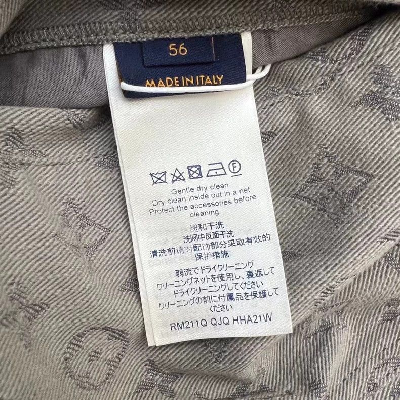 Louis Vuitton Louis Vuitton Logo Denim Jacket Size 56 Size US XXL / EU 58 / 5 - 4 Thumbnail