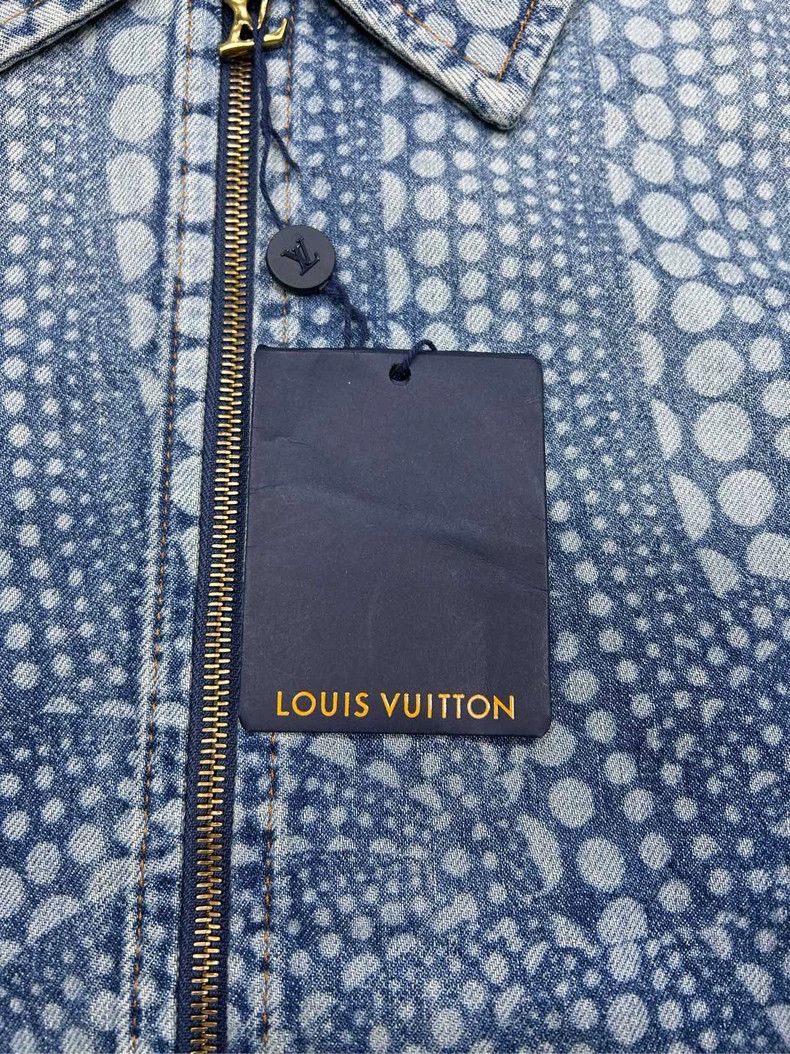 Louis Vuitton Louis Vuitton Yayo Kusama Denim Jacket Size US L / EU 52-54 / 3 - 3 Thumbnail