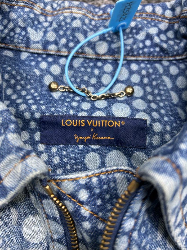 Louis Vuitton Louis Vuitton Yayo Kusama Denim Jacket Size US L / EU 52-54 / 3 - 6 Thumbnail