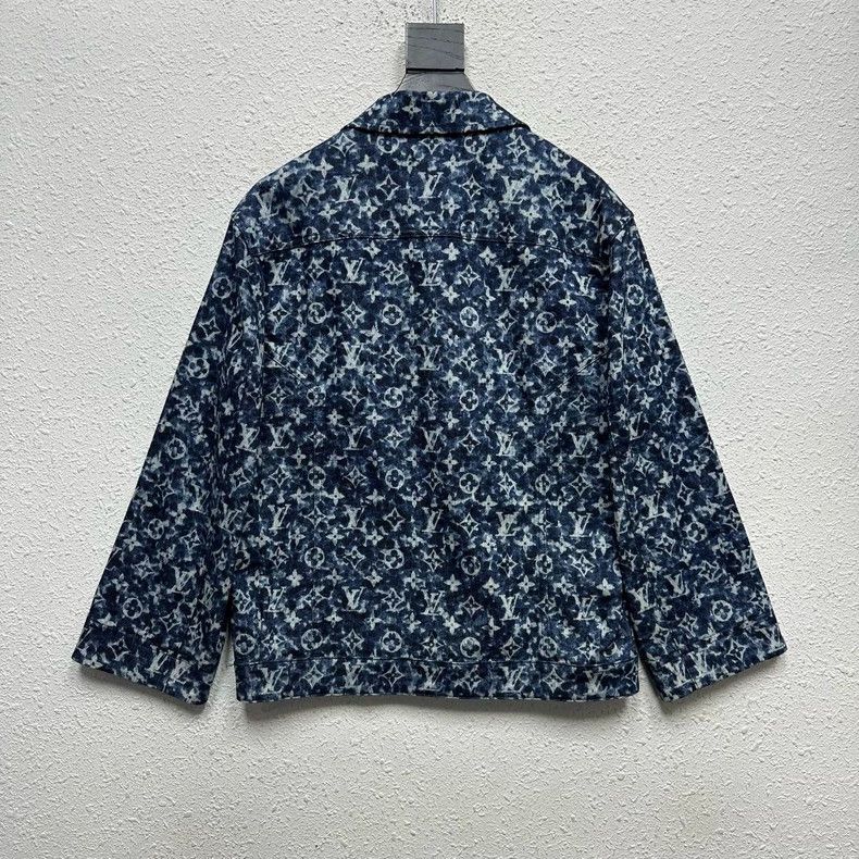 Louis Vuitton Louis Vuitton FW23 Logo Denim Jacket Size US L / EU 52-54 / 3 - 2 Thumbnail