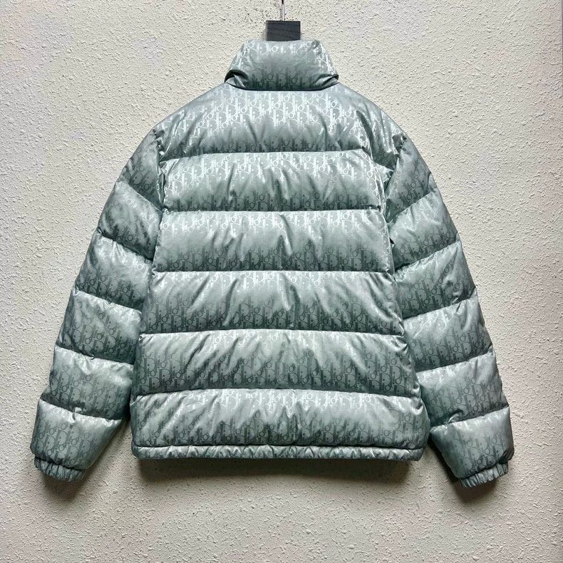 Dior DIOR Oblique Silver Logo Down Jacket Size US XXL / EU 58 / 5 - 2 Thumbnail