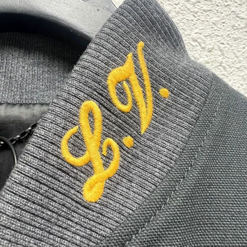 Louis Vuitton Louis Vuitton FW23 Black Yellow Baseball Jacket Size US L / EU 52-54 / 3 - 5 Thumbnail