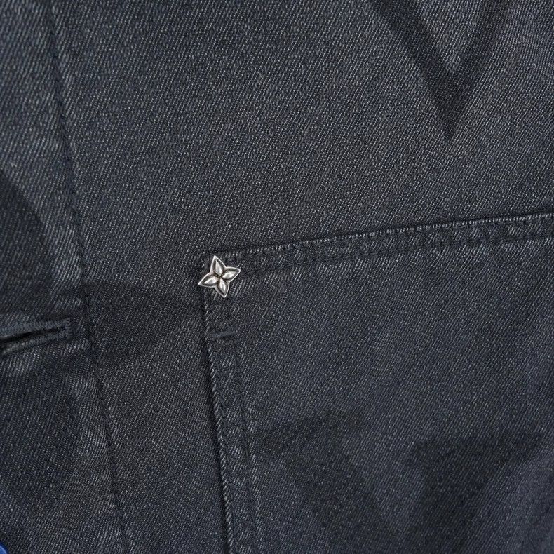 Louis Vuitton Louis Vuitton Black Denim Jacket Size 44 Size US L / EU 52-54 / 3 - 4 Thumbnail