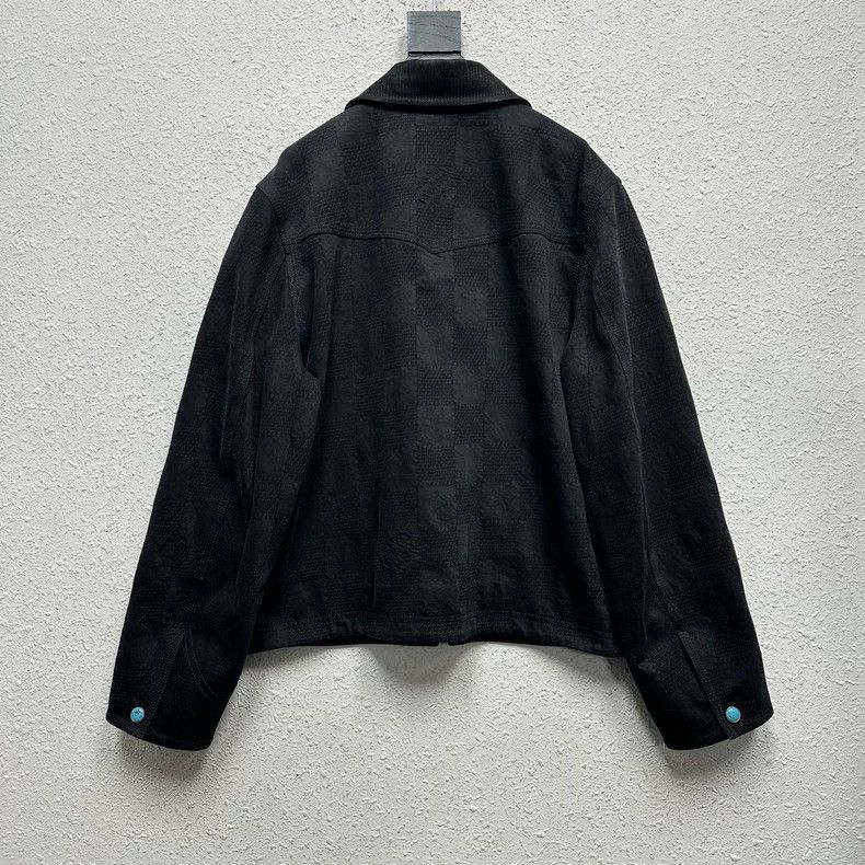 Louis Vuitton Louis Vuitton New Turquoise Check Denim Jacket Size US L / EU 52-54 / 3 - 2 Thumbnail