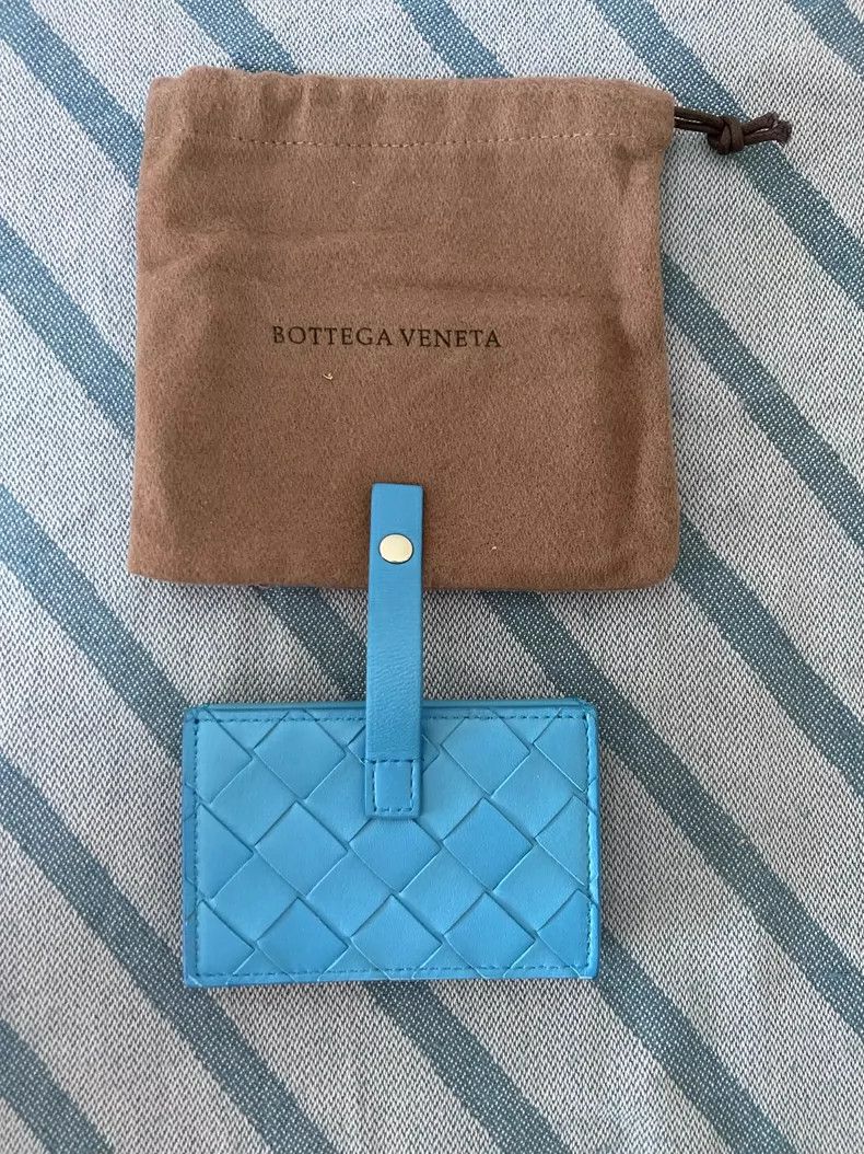 Bottega Veneta Bottega Veneta Cardholder in Blue Size ONE SIZE - 2 Thumbnail
