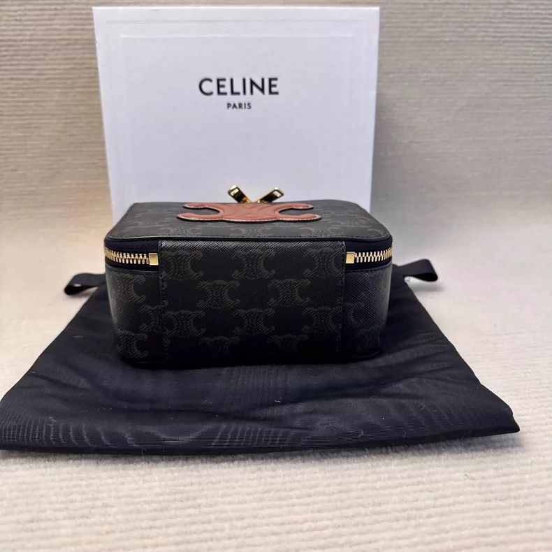 Celine CELINE Vintage Chain Box Crossbody Bag Size ONE SIZE - 4 Thumbnail