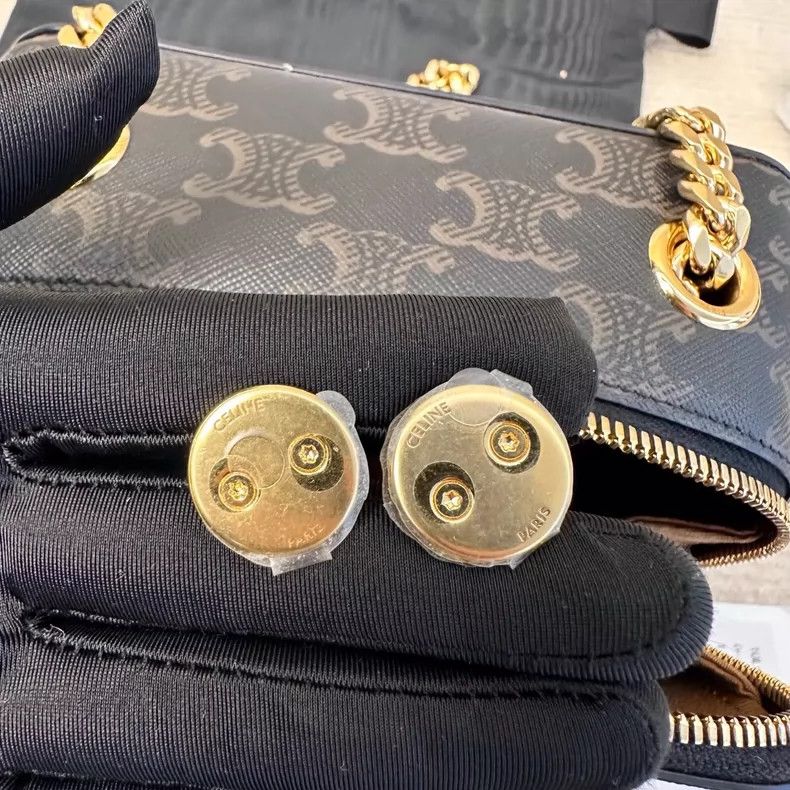 Celine CELINE Vintage Chain Box Crossbody Bag Size ONE SIZE - 7 Thumbnail