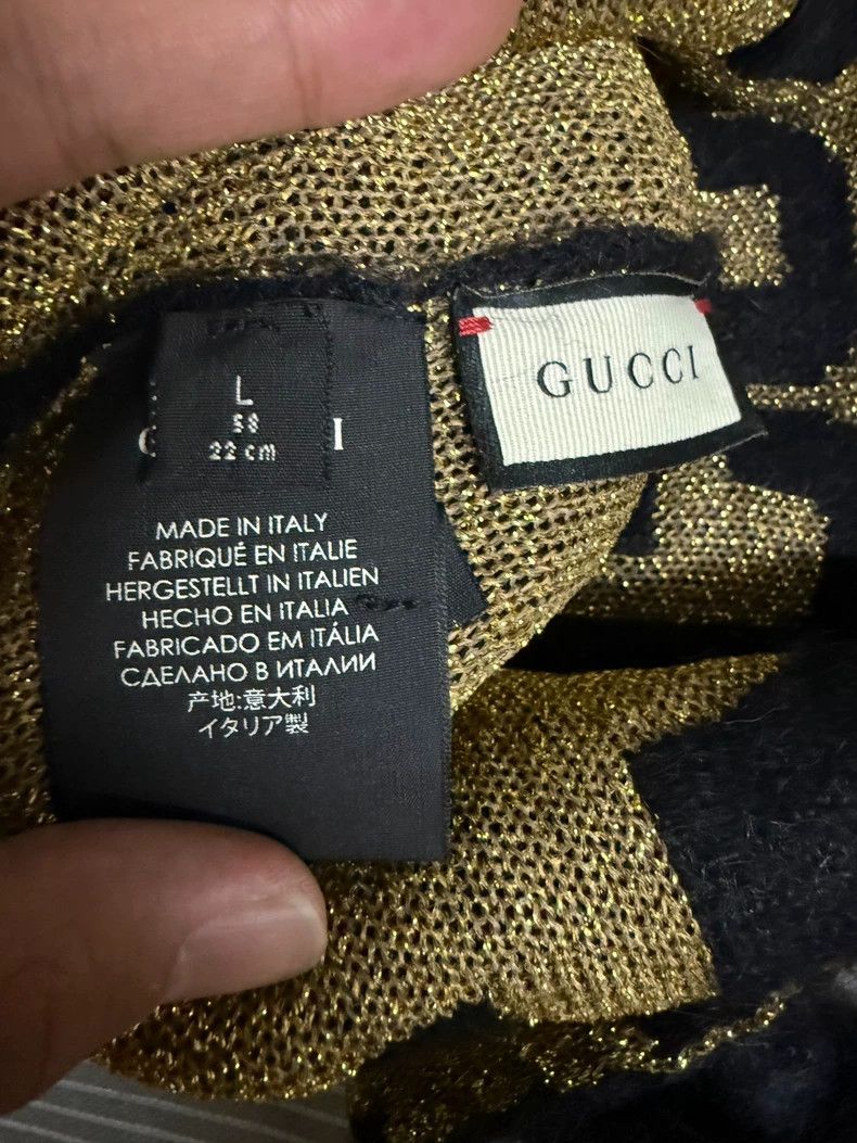 Gucci Gucci Mohair Braided Hat with Dust Bag Size ONE SIZE - 3 Thumbnail