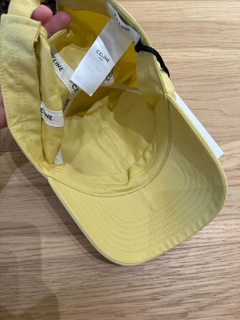 Celine Celine Yellow Baseball Cap with Tag Size ONE SIZE - 2 Thumbnail