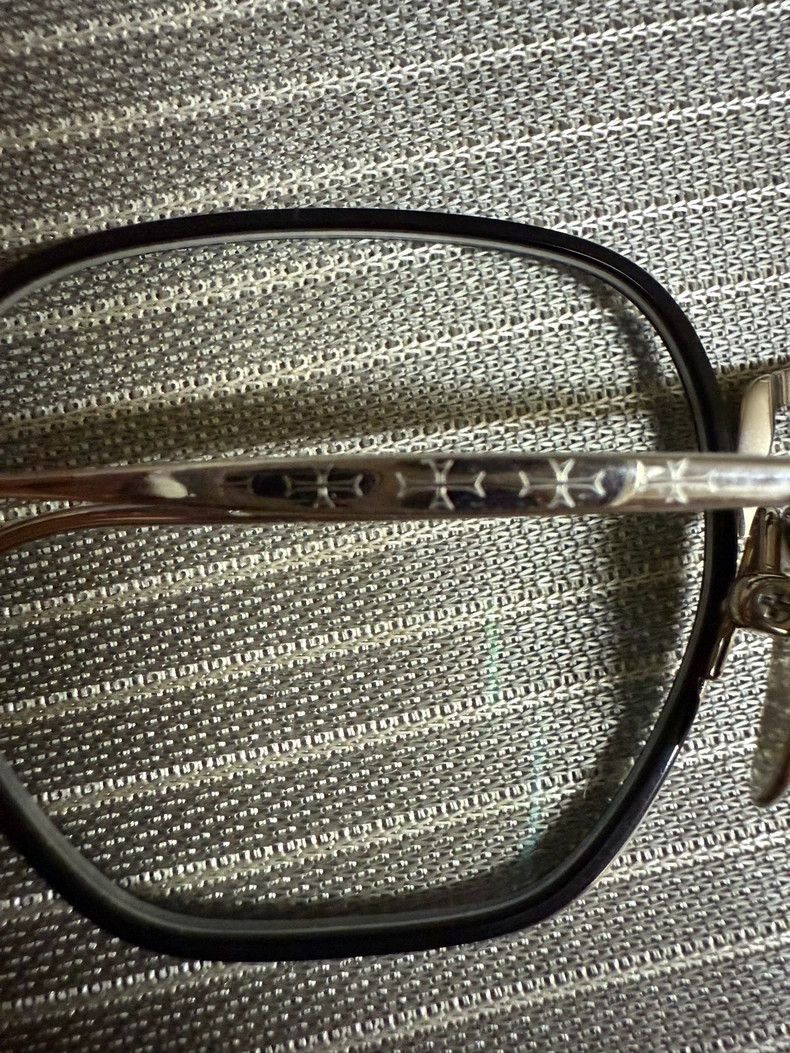 Chrome Hearts Chrome Hearts Silver Eyeglass Frames Size ONE SIZE - 5 Thumbnail