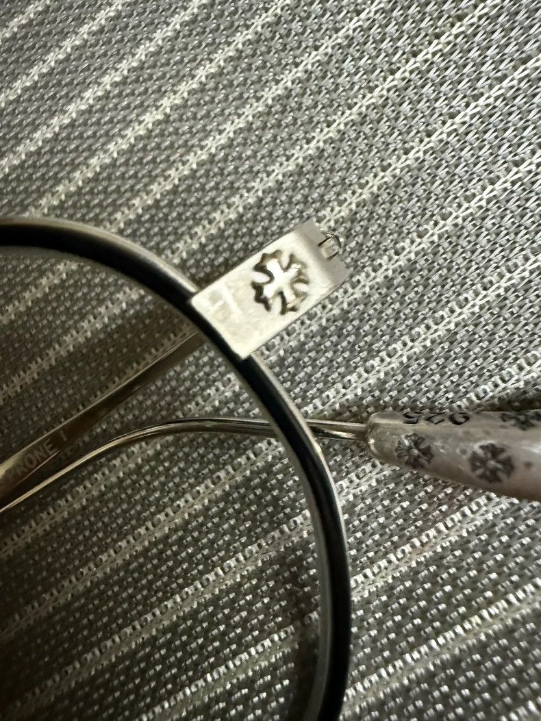 Chrome Hearts Chrome Hearts Silver Eyeglass Frames Size ONE SIZE - 6 Thumbnail
