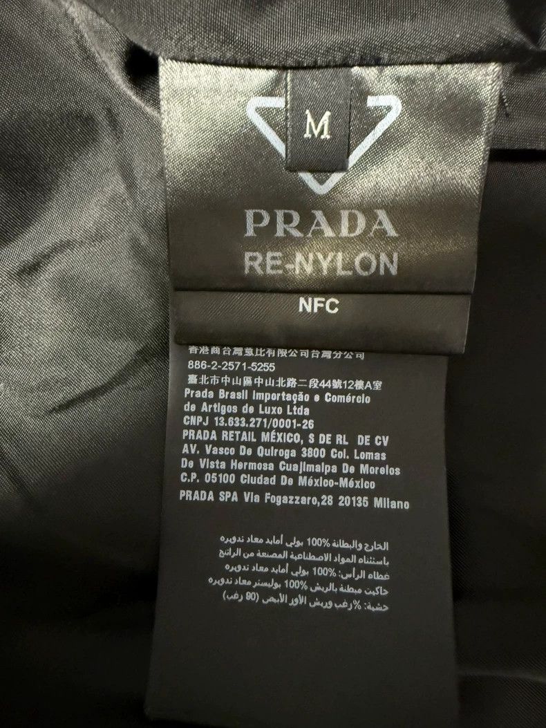Prada Prada Black Nylon Puffer Jacket Size M Size US M / EU 48-50 / 2 - 4 Thumbnail