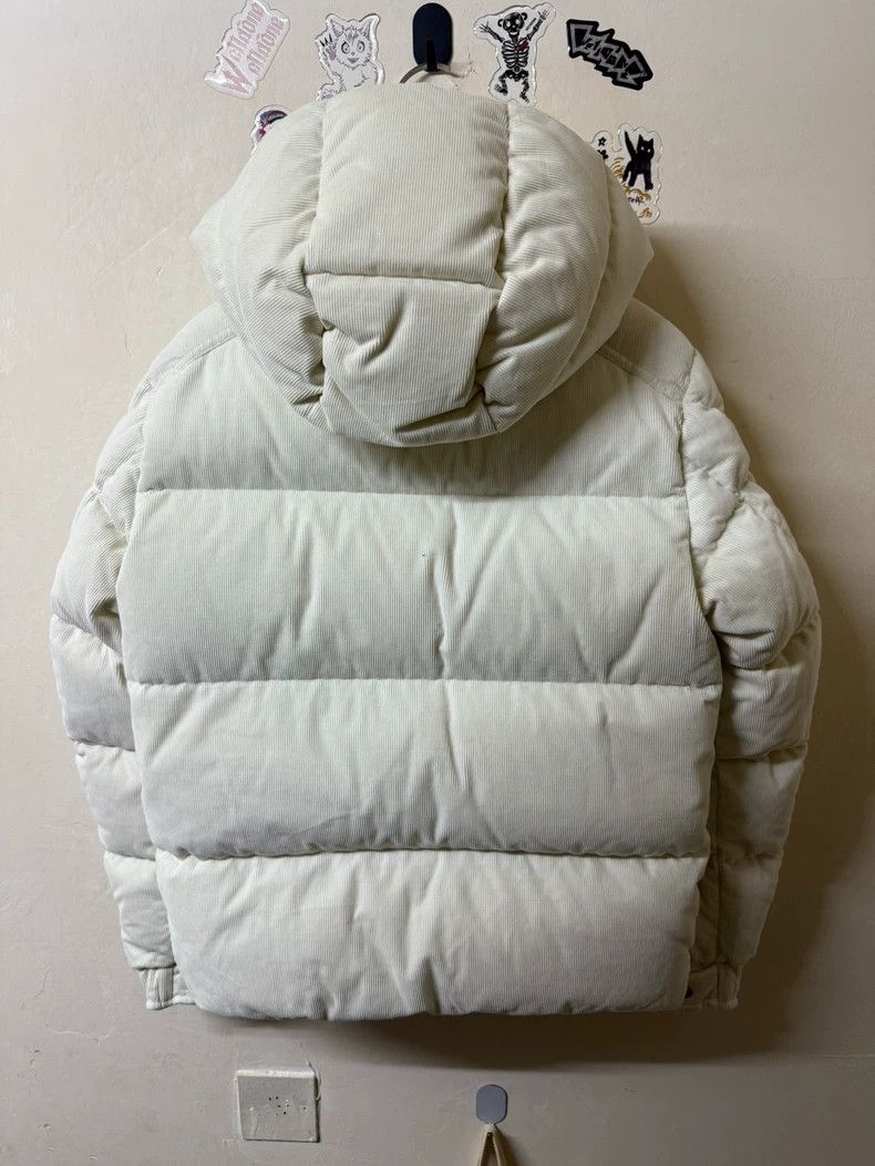 Moncler Light Beige Corduroy Down Jacket with Hood Size US L / EU 52-54 / 3 - 2 Thumbnail