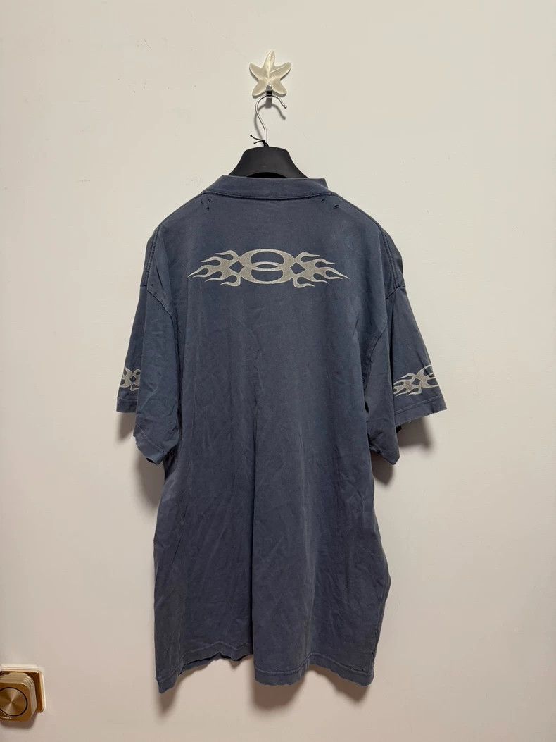 Balenciaga Balenciaga Flame Short Sleeve T-Shirt Size 2 Size US L / EU 52-54 / 3 - 2 Thumbnail