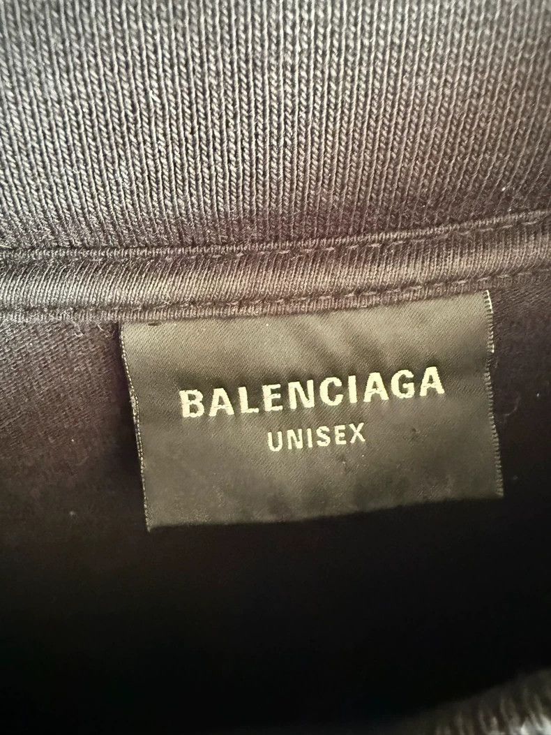 Balenciaga Balenciaga Logo Print Black Short Sleeve Tee Size US M / EU 48-50 / 2 - 3 Thumbnail