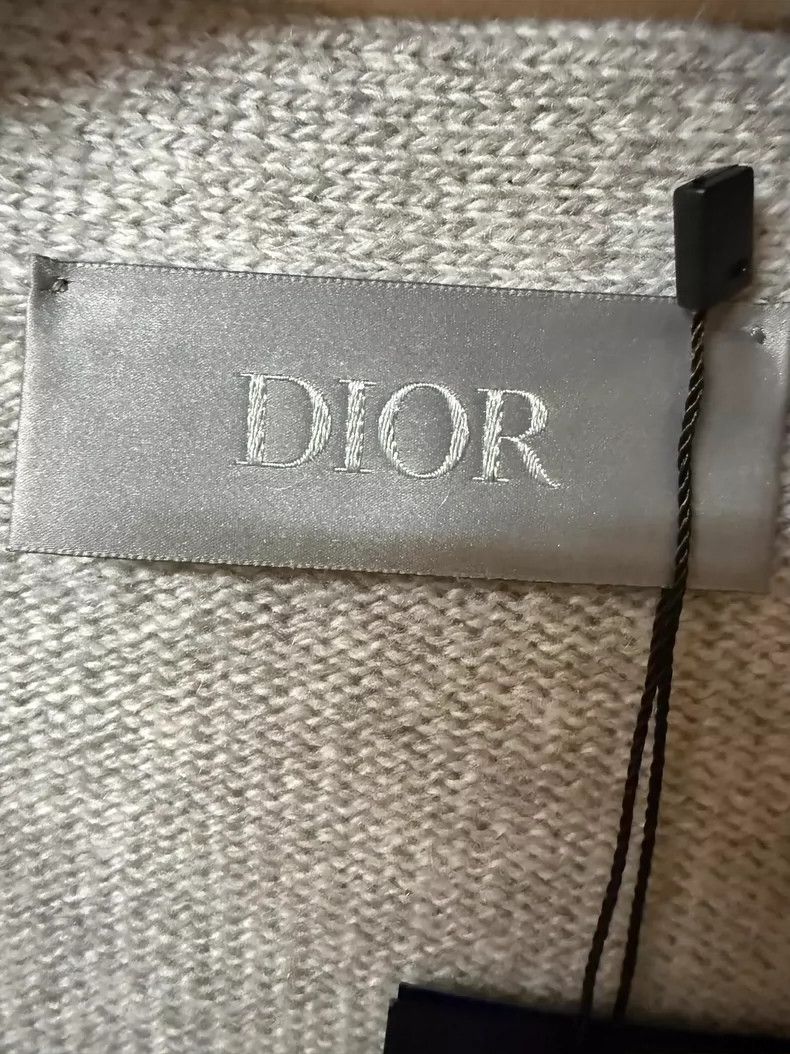 Dior Dior Gray Wool Cardigan with Tags Size US S / EU 44-46 / 1 - 3 Thumbnail