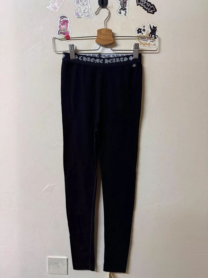 Chrome Hearts Chrome Hearts Letter Print Elastic Leggings Size US 26 / EU 42 - 2 Thumbnail