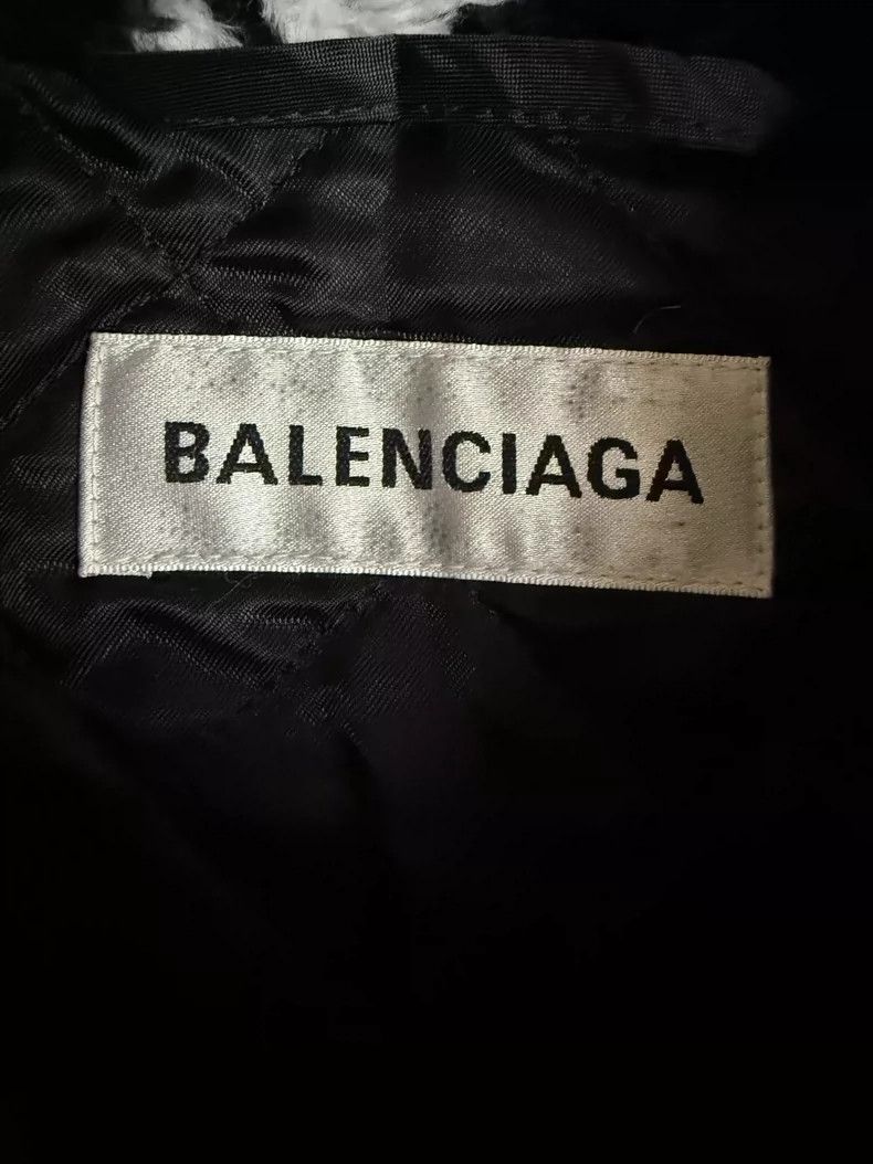 Balenciaga Balenciaga Teddy Logo Print Fur Jacket Size US L / EU 52-54 / 3 - 3 Thumbnail