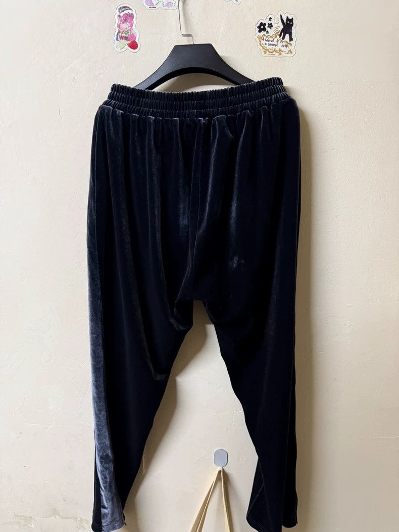 John Galliano Galliano Landor Velvet Side Stripe Pants Size US 27 - 2 Thumbnail