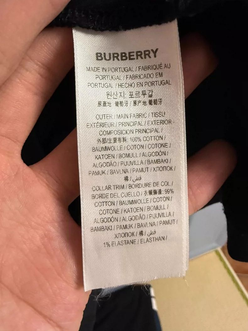 Burberry Burberry Logo Short Sleeve Shirt M Size Size US M / EU 48-50 / 2 - 4 Thumbnail