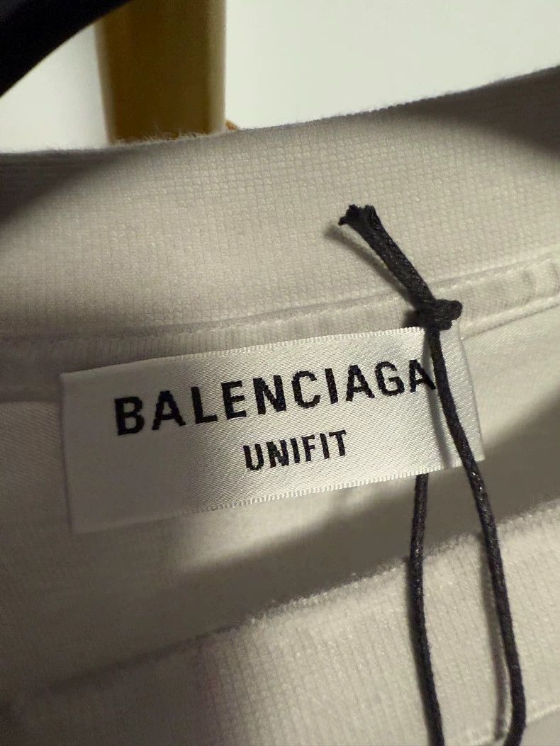 Balenciaga Balenciaga Flame Graphic Short Sleeve Shirt Size US XXL / EU 58 / 5 - 3 Thumbnail