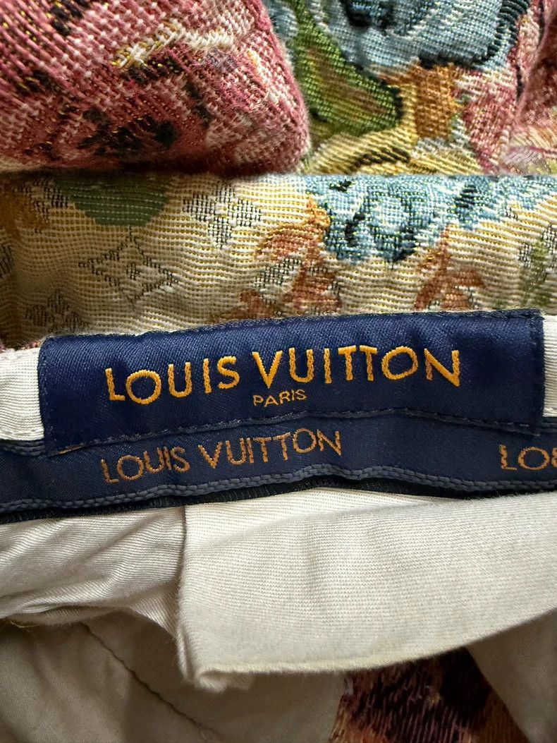 Louis Vuitton Louis Vuitton Flower Logo Denim Shorts Size US 42 / EU 58 - 3 Thumbnail