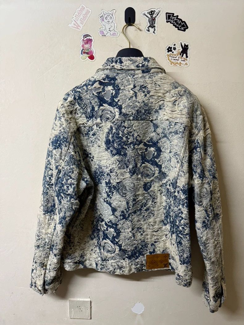 Louis Vuitton Louis Vuitton Floral Denim Jacket with Tags Size US L / EU 52-54 / 3 - 2 Thumbnail