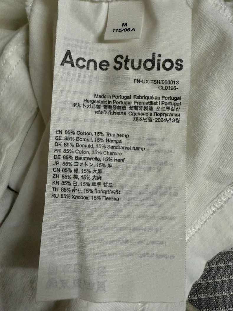 Acne Studios Acne Studios 1996 White Short Sleeve Shirt Size US M / EU 48-50 / 2 - 4 Thumbnail