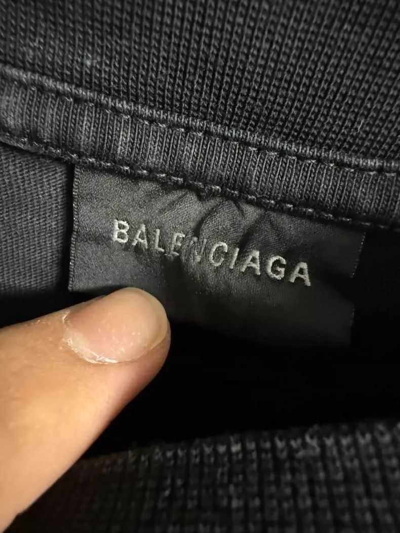 Balenciaga Balenciaga Short Sleeve Shirt with Rhinestones Size US XS / EU 42 / 0 - 3 Thumbnail