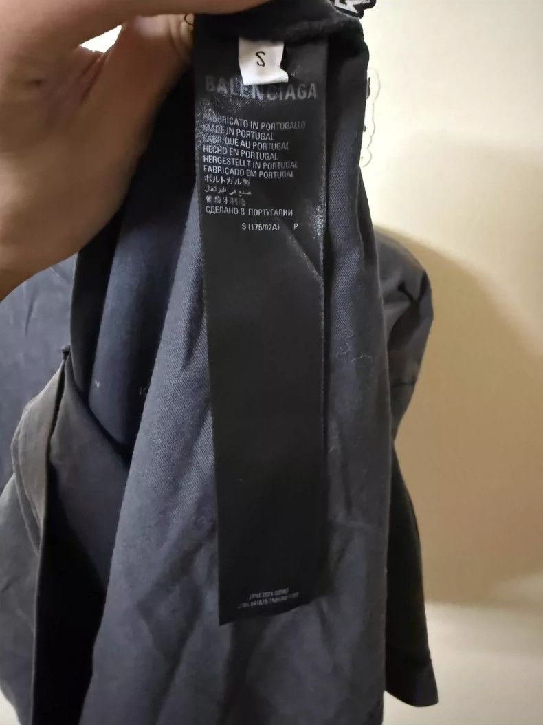 Balenciaga Balenciaga Short Sleeve Batwing T-Shirt Black Size US S / EU 44-46 / 1 - 4 Thumbnail
