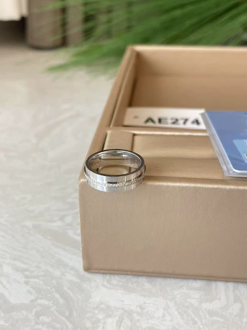 Tiffany & Co. Tiffany&Co 18K White Gold Diamond Ring Size ONE SIZE - 4 Thumbnail