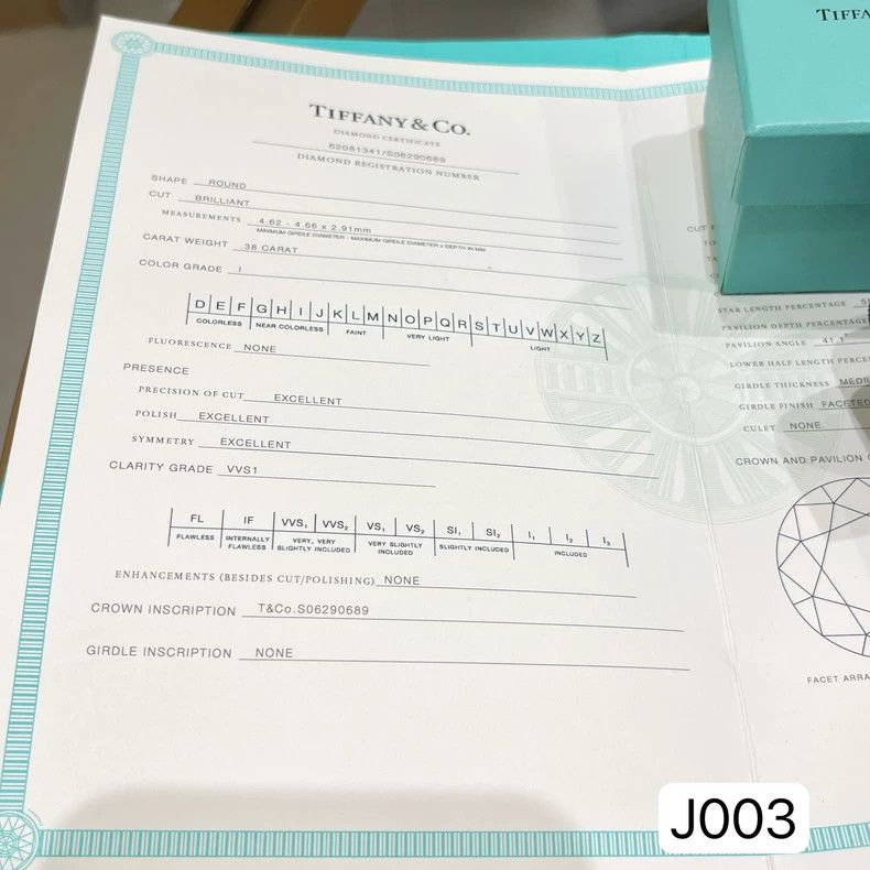 Tiffany & Co. Tiffany PT950 Platinum Diamond Ring Size 57 Size ONE SIZE - 8 Thumbnail
