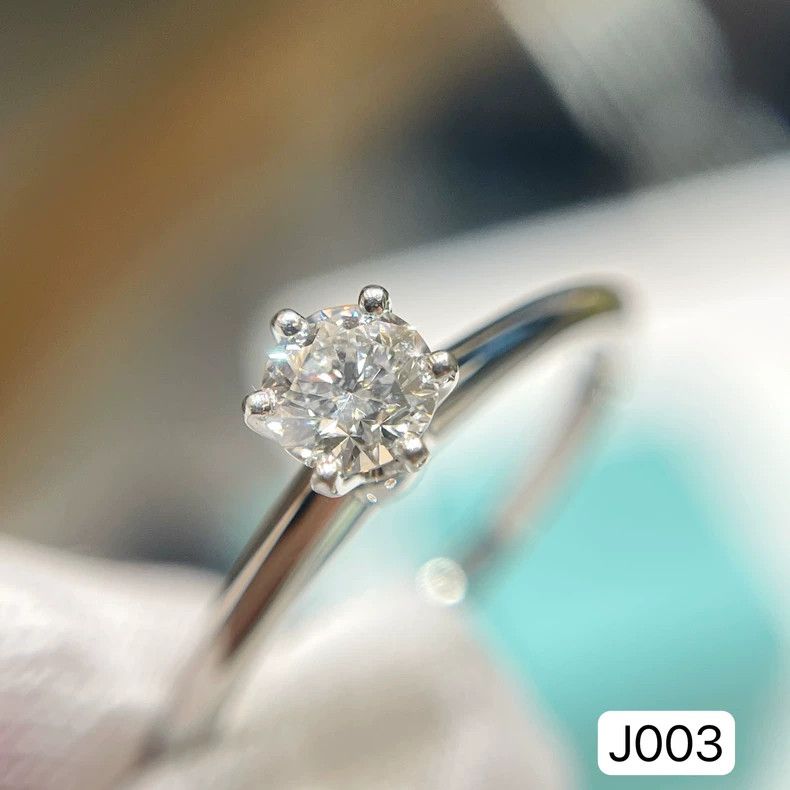 Tiffany & Co. Tiffany PT950 Platinum Diamond Ring Size 57 Size ONE SIZE - 6 Thumbnail