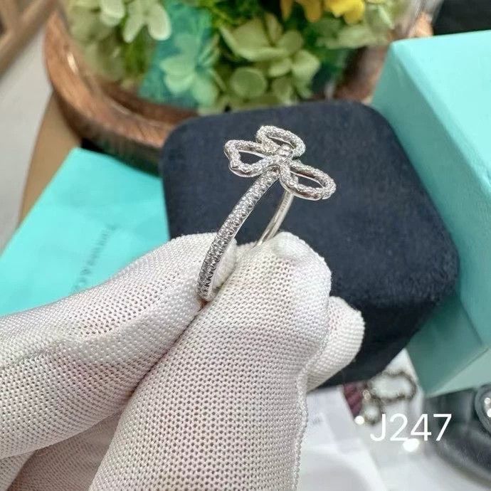 Tiffany & Co. Tiffany Paper Flowers Platinum Ring Size 51 Size ONE SIZE - 4 Thumbnail